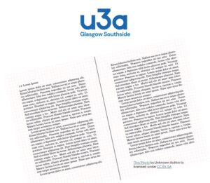 An image of a typed document open to two pages